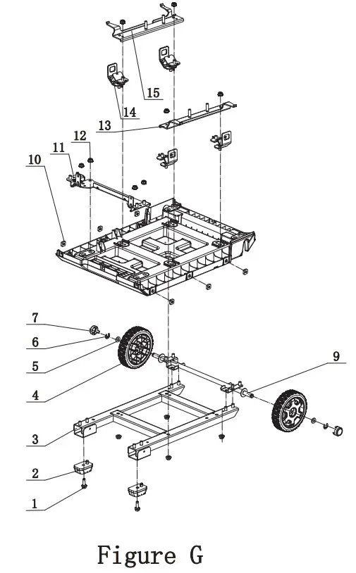 CHAMPION 201003 5500W Dual Fuel Electric Start Inverter Generator - KIT DIAGRAM