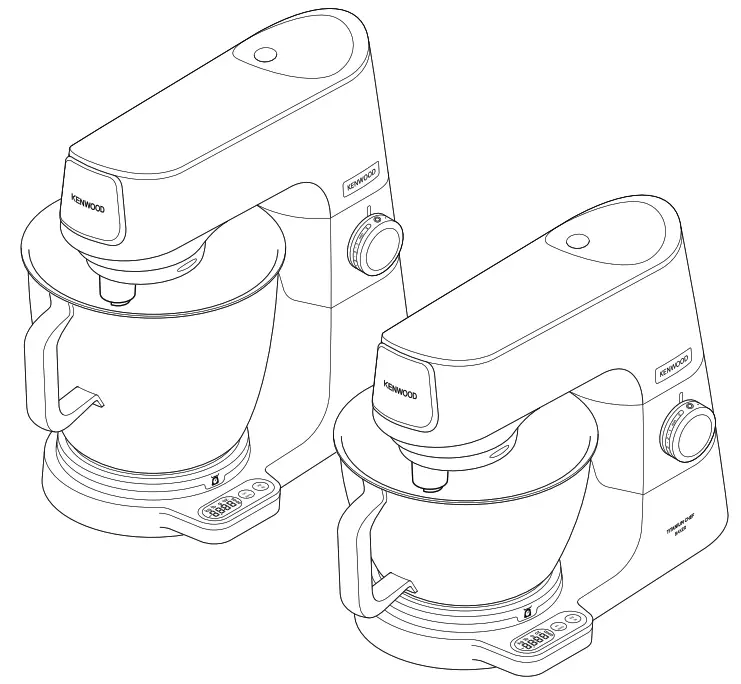 KENWOOD KVC85 titanium Chef Baker Silber