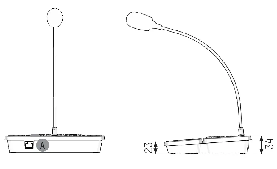 Bodet 607915 Microphone Harmonys 2