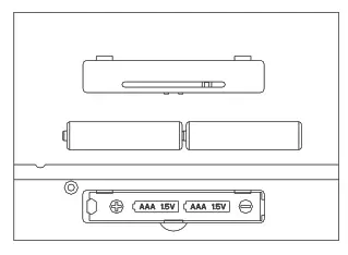 Shenzhen SMK 643383AG RF2.4GHz Auto Link Keyboard and Optical Mouse - battery 1