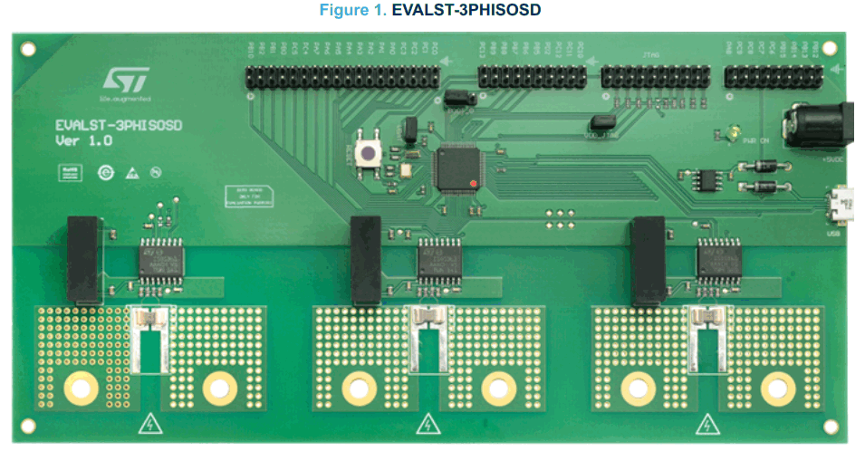 STMicroelectronics EVALST 3PHISOSD Evaluation Board