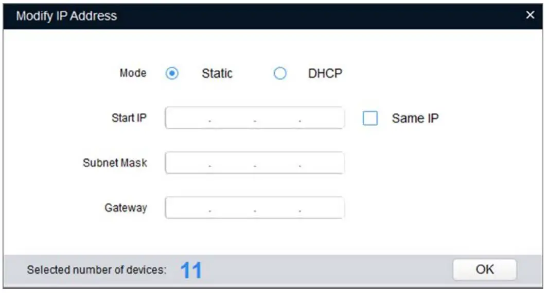 dahua HDBW3441R-AS-P Dome Network Camera - Figure 2-4 Modify IP address
