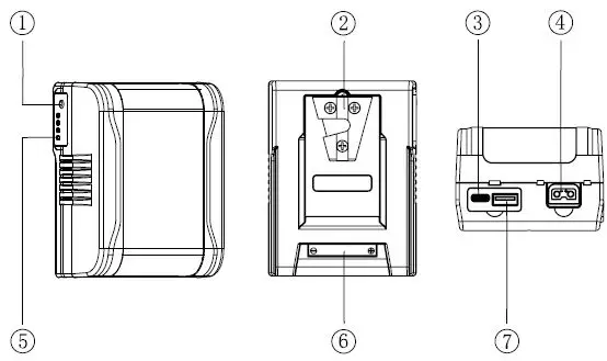 SWIT MINO-S70 S140 S210 Rechargeable Li-Ion Battery-1