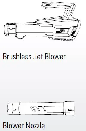 ozito PXJBK-418 PXC 18V Brushless Jet Blower kit-1