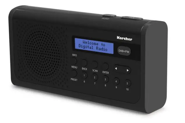 KARCHER DAB 2405 Portable DAB plusFM Radio
