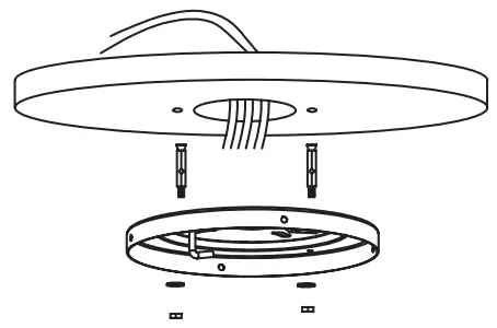 CREATE Wind Tube Ceiling Fan Summer Winter Function - Concrete ceiling