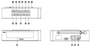 Lenco CR 630 DAB+FM Stereo Clock Radio - Product Overview