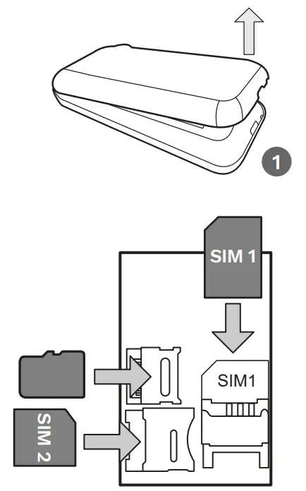 Kruger Matz KM0929 GSM Mobile Phone - fig