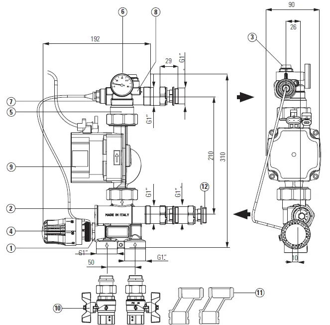 purmo-TM3-Underfloor-Heating-Shunt-FIG-1