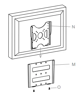 HAGOR BL Fixed 200 Tiltable Wall Mount 4