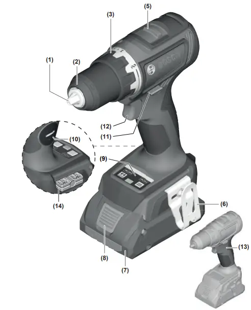 BOSCH-18V-90-C-GSR-GSB-Professional-Drill-Driver-FIG-1
