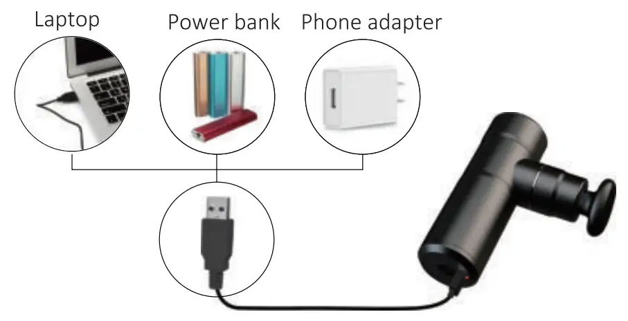 COMFIER CF 4909B Mini Massage Gun-fig3