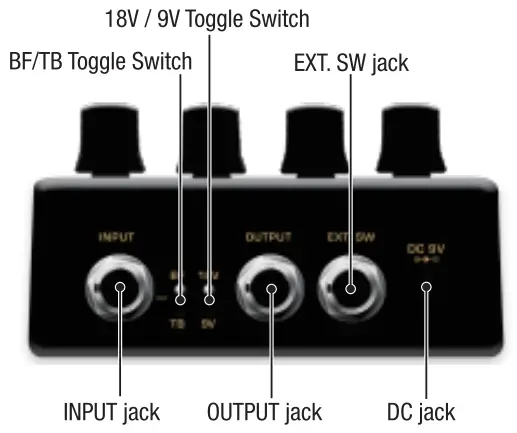 NUX NDS 5 Fireman Dual Channel Distortion Pedal - IO JACKS