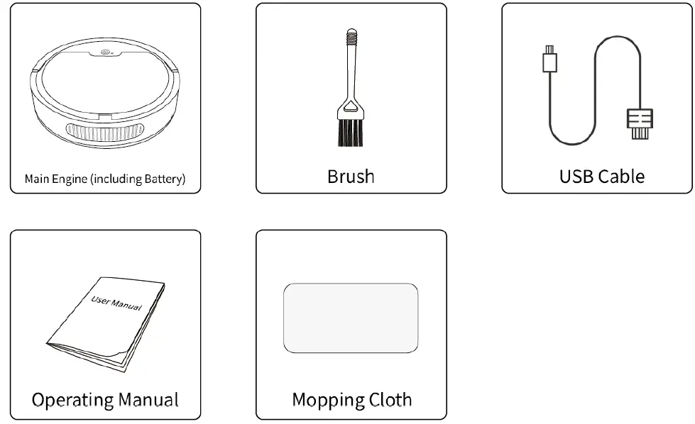 ObowAi QC01 Intelligent Sweeping Robot Vacuum Cleaner 12