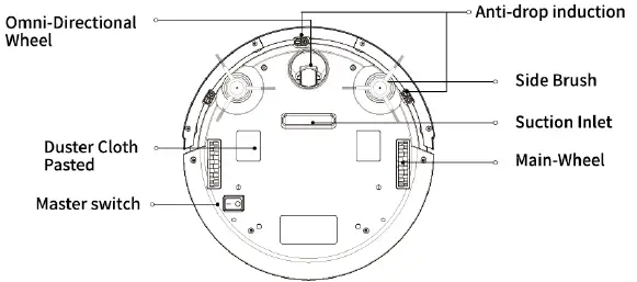 ObowAi QC01 Intelligent Sweeping Robot Vacuum Cleaner 14