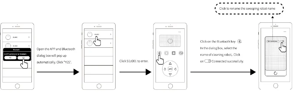 ObowAi QC01 Intelligent Sweeping Robot Vacuum Cleaner 4