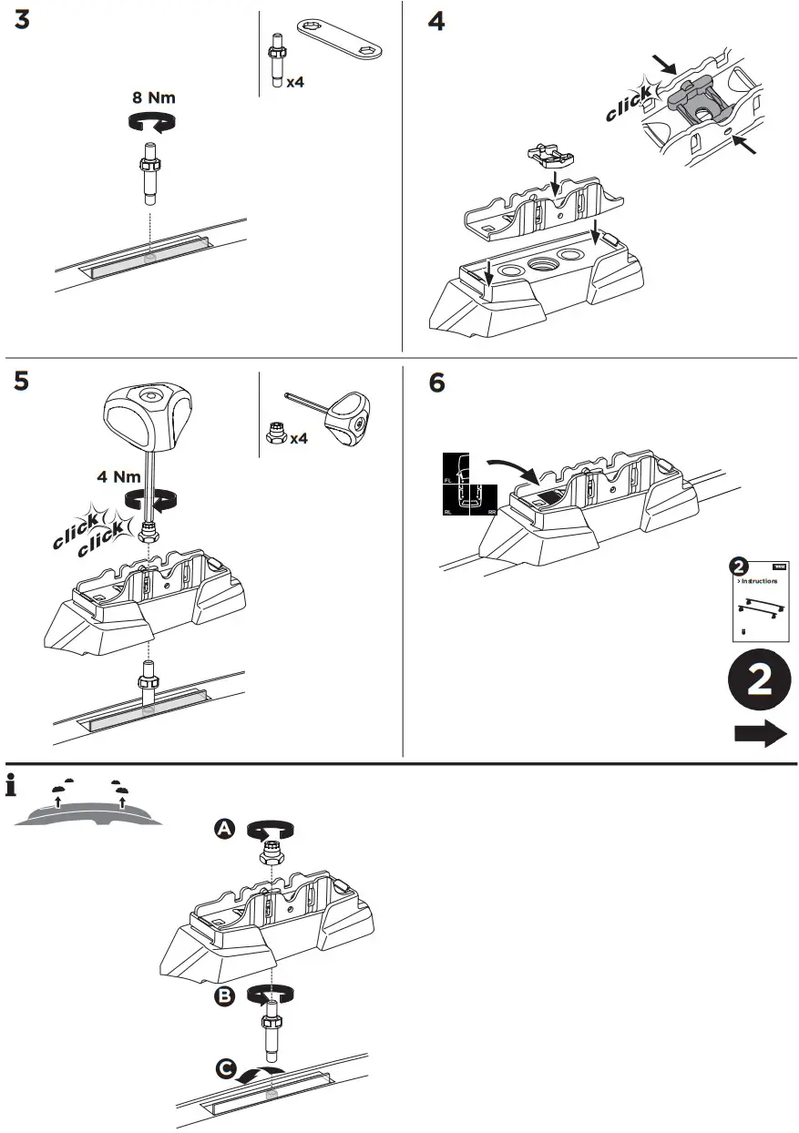 THULE 187121 Rapid Fitting Kit - Figure 2