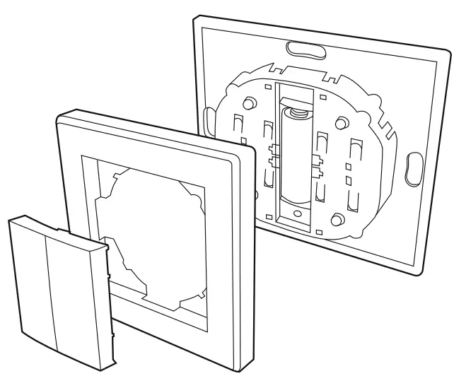 hama 00 121958 Radio Wall Switch - Funk