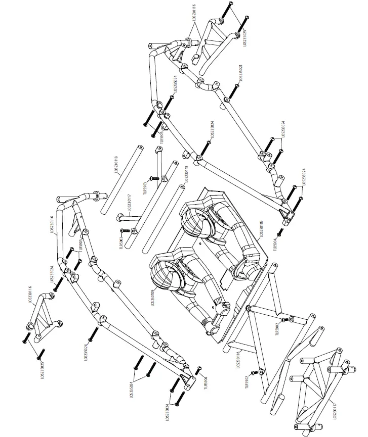 Losi LOS03029T1-T2 Polaris Rzr Brushless RTR 2