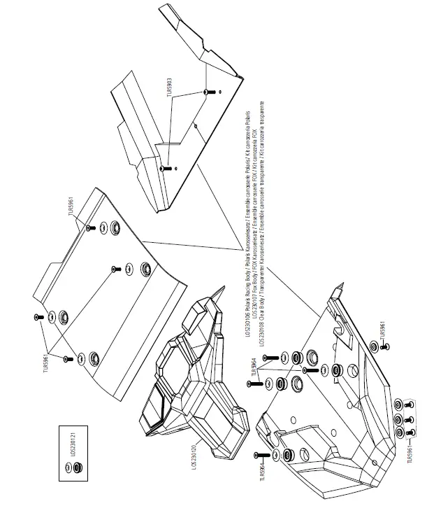 Losi LOS03029T1-T2 Polaris Rzr Brushless RTR 4