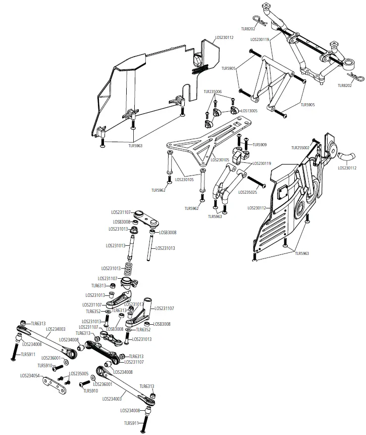 Losi LOS03029T1-T2 Polaris Rzr Brushless RTR 5