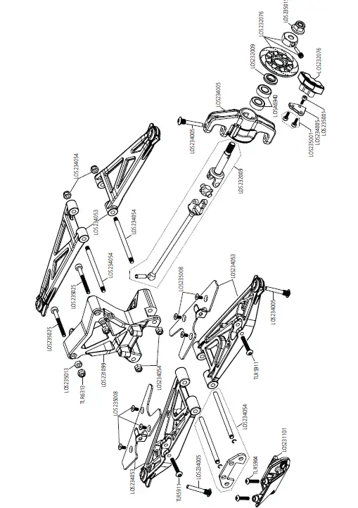Losi LOS03029T1-T2 Polaris Rzr Brushless RTR 9