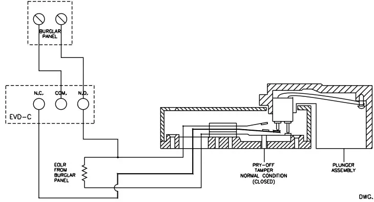 Wire normally closed only!