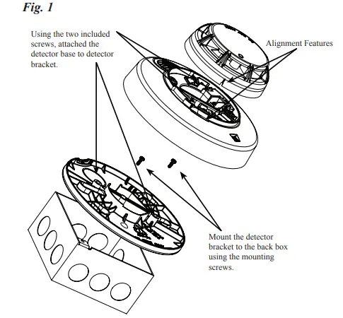 POTTER-PAD100-IB-Addressable-Isolator-Base-FIG-1