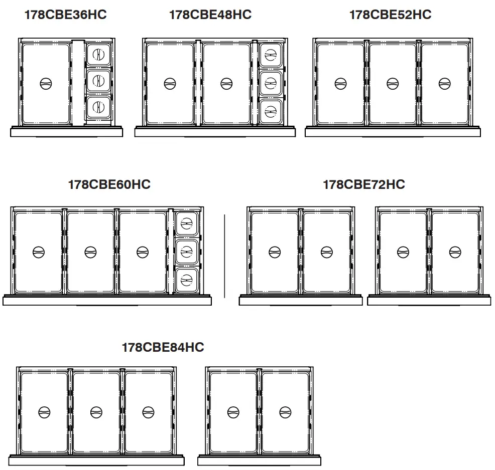 Drawer Configuration Diagrams