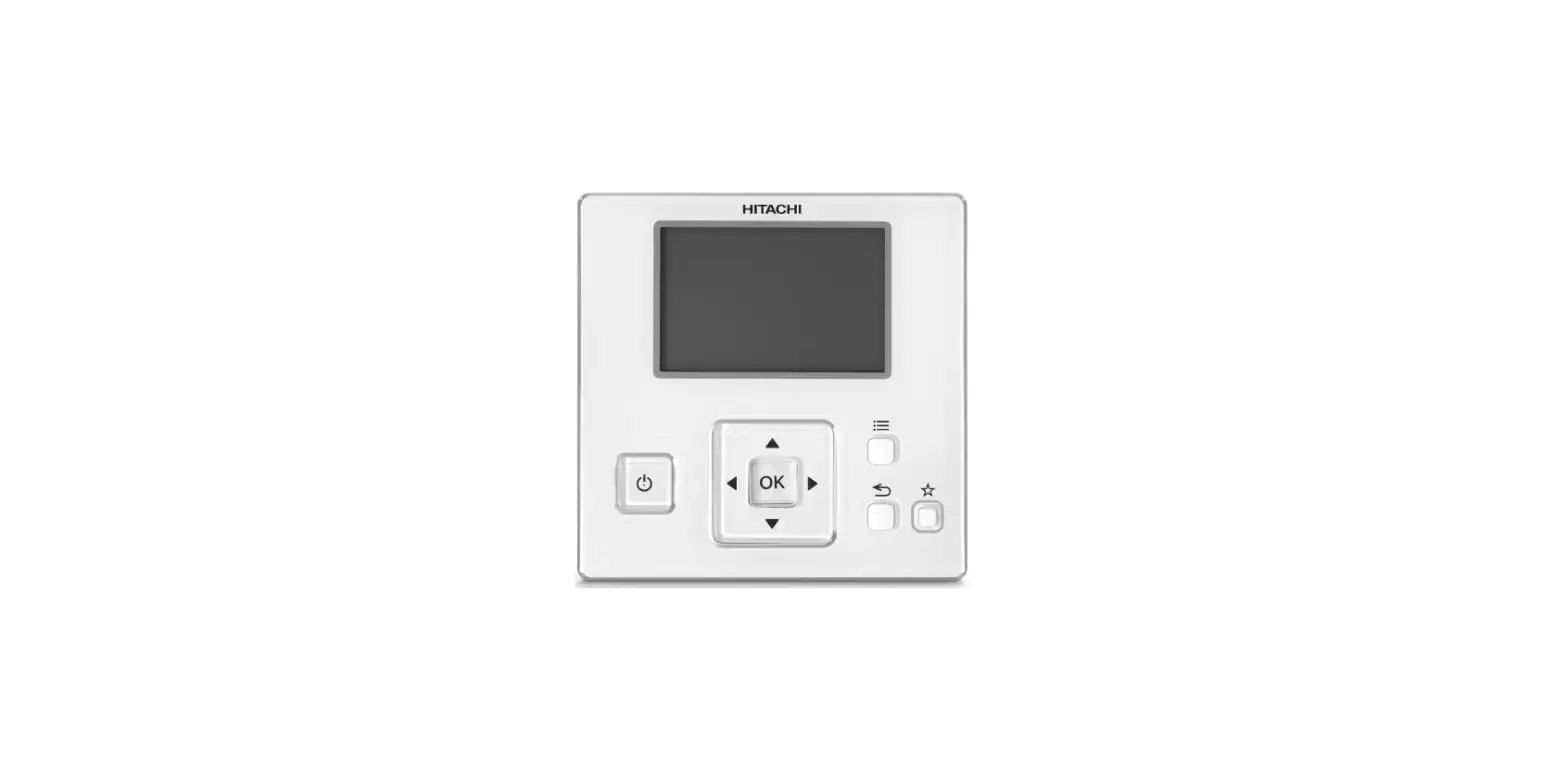 Hitachi Pc-arfpe Remote Controller Thermostat Installational Manual