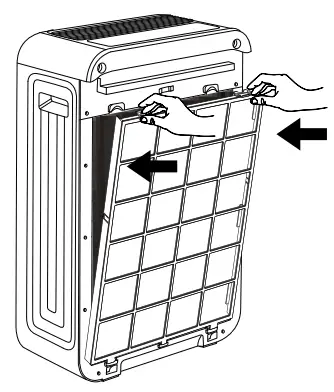 FIELD CONTROLS Trio Plus Air Purifier - Place the bottom 1