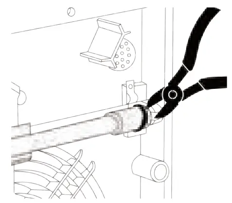 FIELD CONTROLS Trio Plus Air Purifier - Remove all four ties from
