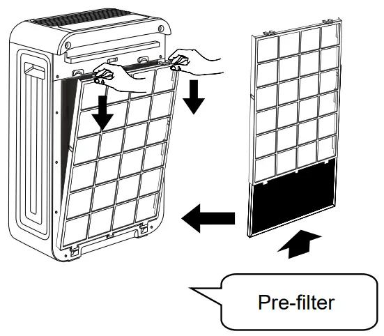 FIELD CONTROLS Trio Plus Air Purifier - place the bottom