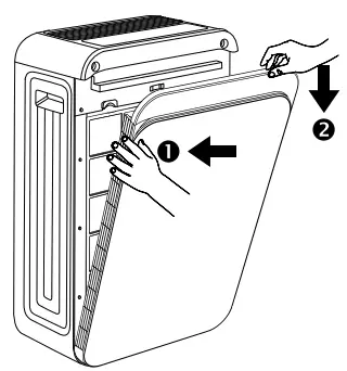 FIELD CONTROLS Trio Plus Air Purifier - purifier slots