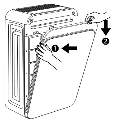 FIELD CONTROLS Trio Plus Air Purifier - s into the air purifier