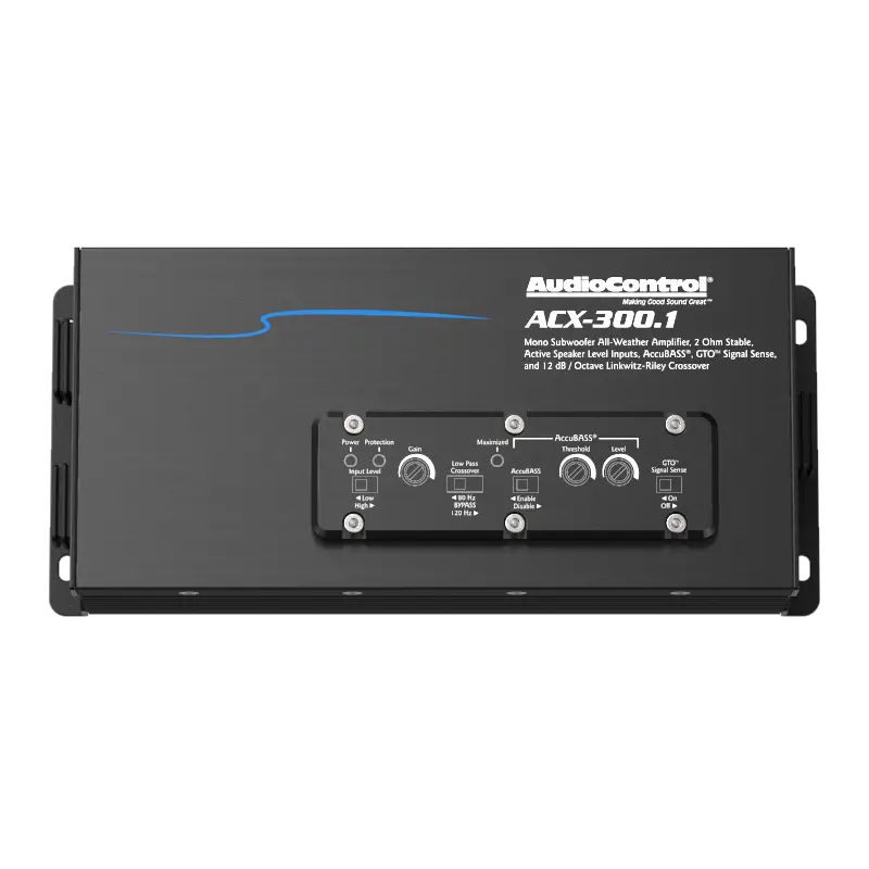Audiocontrol Acx-300.1 Compact High Power All Weather Mono Amplifier User Guide