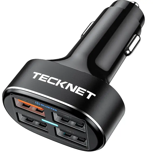 TECKNET-78801-54W-4-Port-USB-Car-Charger-Product