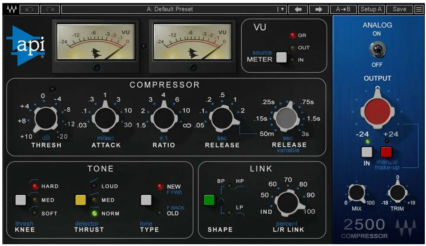 WAVES API 2500 Compressor Plugin