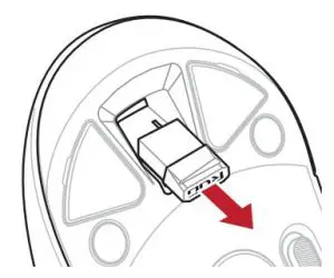 FIG 5 Removing the USB Dongle