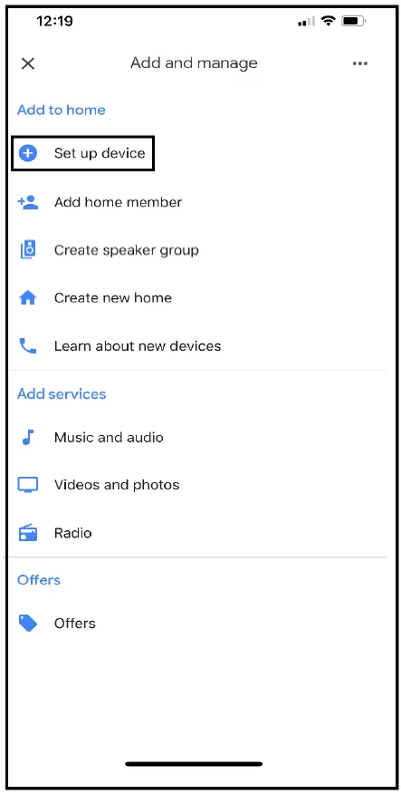ALADDiN Connect Google Home with The Garage Door Set up