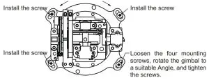 FIG 5 Gimbal adjustment