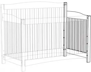 Assembling Monterey Crib -Step 1 - Figure 1