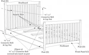 Assembling Monterey Crib -Step 6 - Figure 2