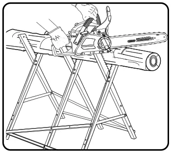 ozito Chainsaw Cutting Stand - CHAINSAW CUTTING HINTS & TIPS 3