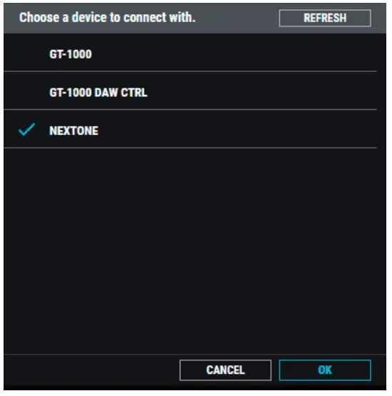BOSS Using NEXTONE SPECIAL EDITOR - figure 1
