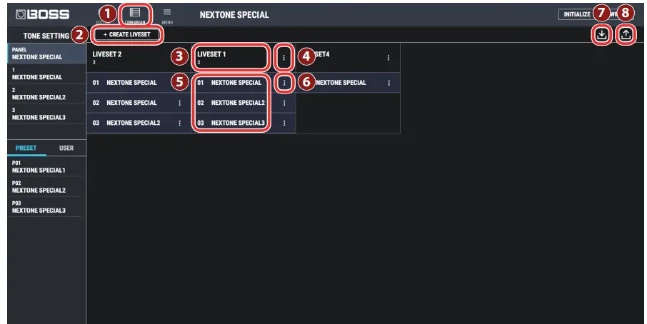 BOSS Using NEXTONE SPECIAL EDITOR - figure 12