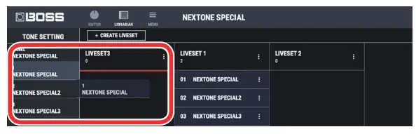 BOSS Using NEXTONE SPECIAL EDITOR - figure 16