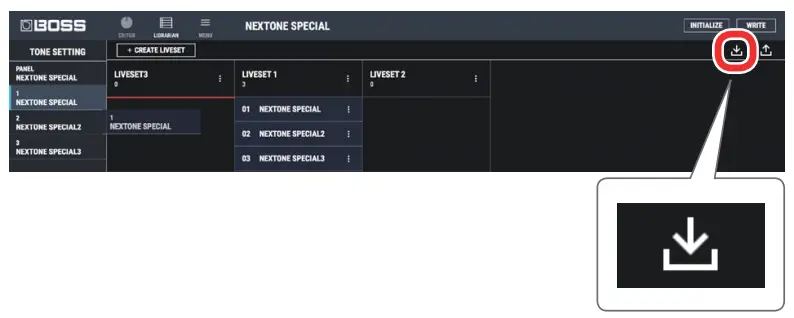 BOSS Using NEXTONE SPECIAL EDITOR - figure 29