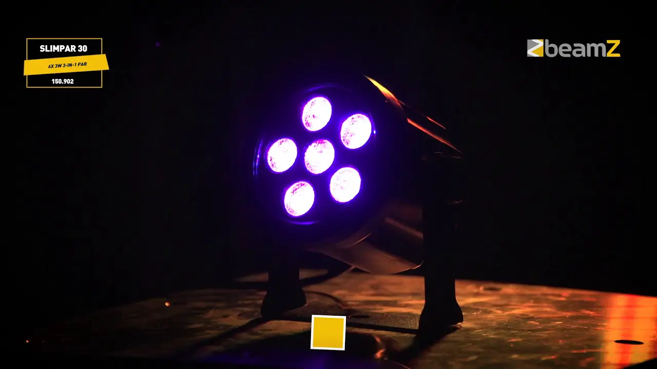Beamz 8715693322699 Slimpar 30 Uv Led Wash User Guide