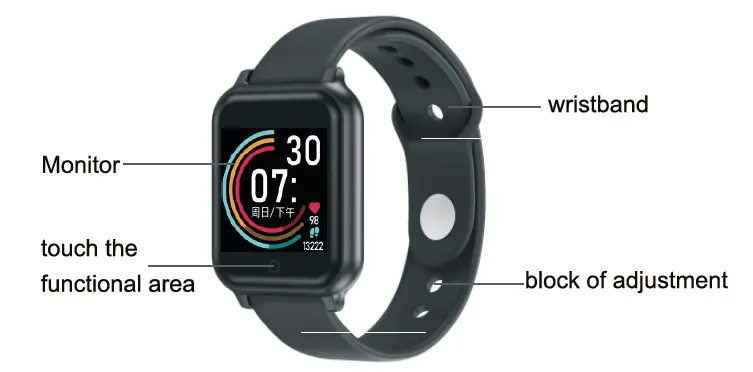 Smart Bracelet User Manual fig 2